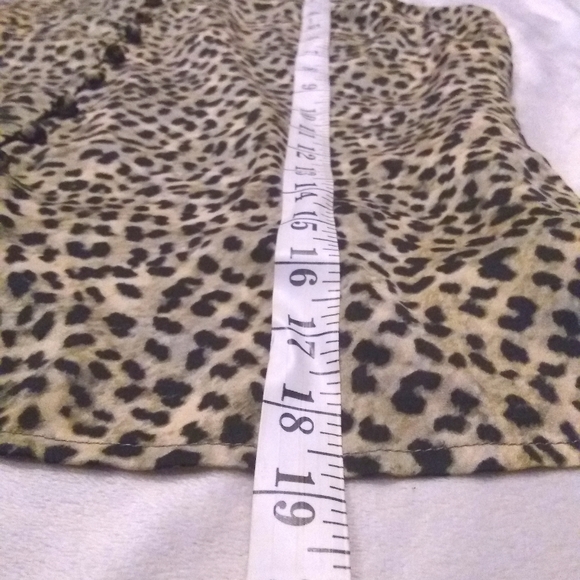 Cupcakes and Cashmere Spaghetti Strap Leopard Print Button Up Top - Picture 13 of 16